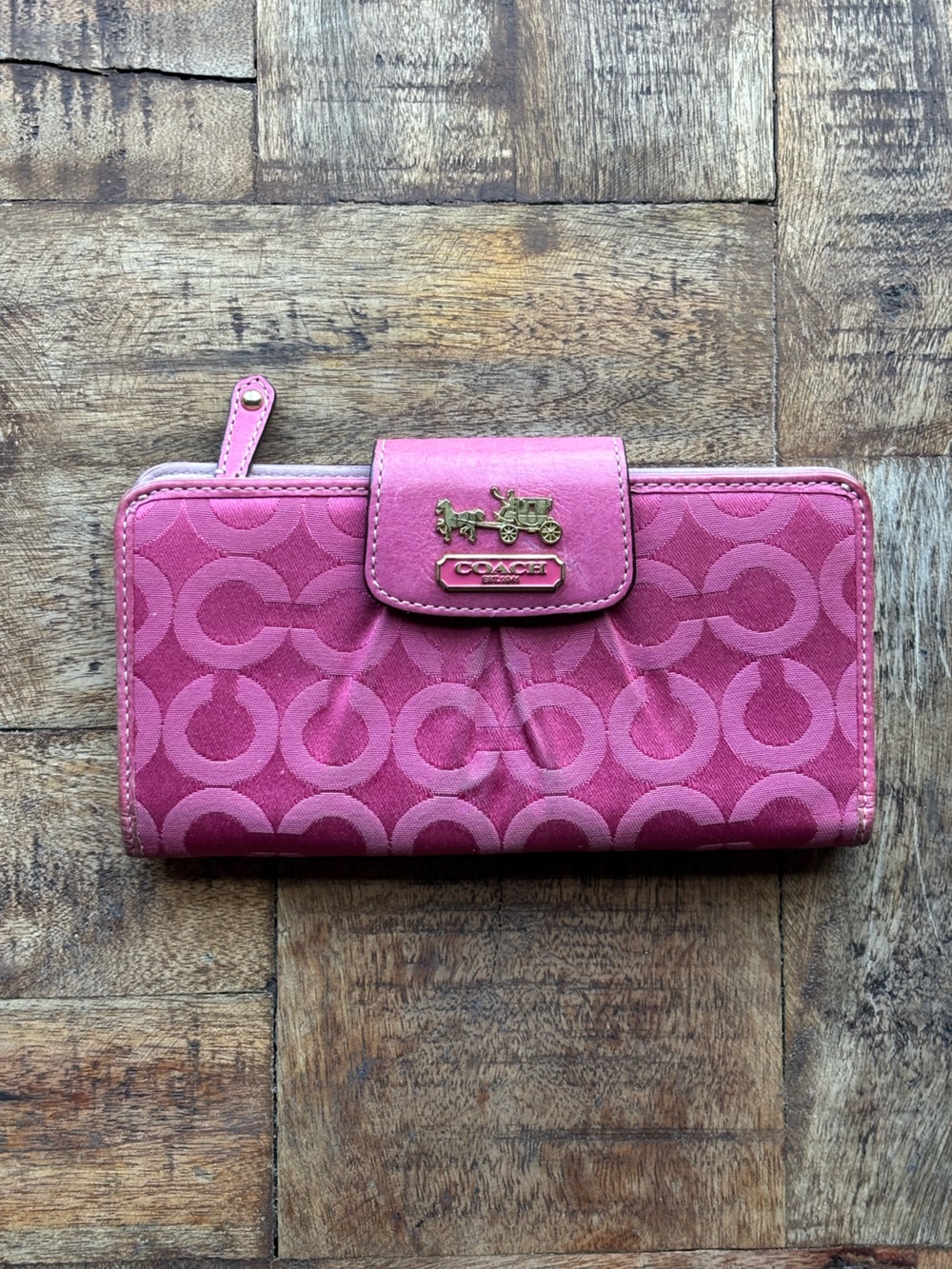 💕💗 COACH Madison Op Art Slim Envelope Wallet 💗💕